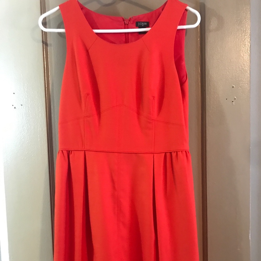 J. Crew Coral Sleeveless Dress Sz 8